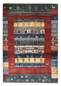 86X125 Gabbeh Persia Fine Rug Modern Red/Dark Grey (Wool, Persia/Iran) Carpetvista