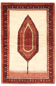  Persischer Gabbeh Persisch Fine Teppich 81X124 Rot/Beige (Wolle, Persien/Iran)
