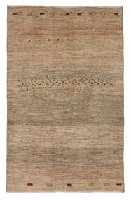 122X191 Gabbeh Persisch Fine Teppich Moderner Orange/Beige (Wolle, Persien/Iran) Carpetvista