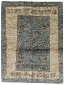 絨毯 ギャッベ ペルシャ Fine 155X202 グレー/ダークグレー (ウール, ペルシャ/イラン)