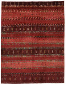 Tappeto Persiano Gabbeh Persia Fine 156X202 Rosso/Rosso Scuro (Lana, Persia/Iran)