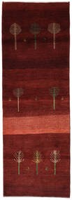 Gabbeh Persia Fine Matot Matto 85X240 Käytävämatto Tummanpunainen/Punainen Villa, Persia/Iran Carpetvista