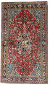  Sarouk Rug 128X220 Persian Wool Red/Brown Small Carpetvista