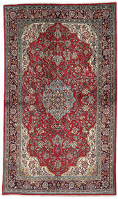 Alfombra Oriental Sarough 133X225 Rojo/Gris (Lana, Persia/Irán)