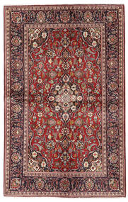  Persan Kashan Covor 130X206 Roşu/Dark Red Carpetvista