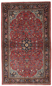 絨毯 サルーク 132X217 レッド/ダークピンク (ウール, ペルシャ/イラン)