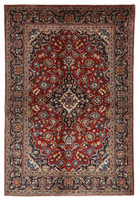 140X210 絨毯 カシャン オリエンタル ダークレッド/レッド (ウール, ペルシャ/イラン) Carpetvista