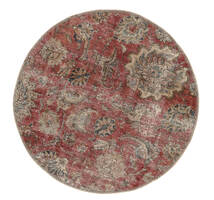  Persischer Vintage Heritage Teppich Ø 100 Rund Braun/Rot (Wolle, Persien/Iran)