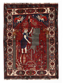  Persisk Ghashghai Matta 116X158 Mörkröd/Röd Carpetvista