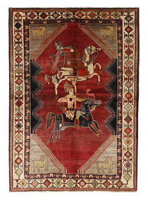 Ghashghai Teppich 152X220 Braun/Beige Wolle, Persien/Iran Carpetvista