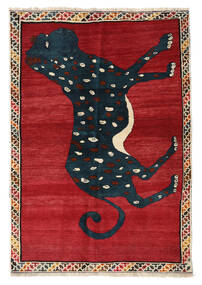  Qashqai Szőnyeg 142X203 Perzsa Gyapjúszőnyeg Piros/Sötétkék Kicsi Carpetvista