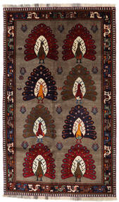  Ghashghai Teppich 135X224 Persischer Wollteppich Dunkelrot/Braun Klein Carpetvista