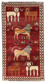  Persischer Ghashghai Teppich 117X201 Rot/Dunkelrot Carpetvista