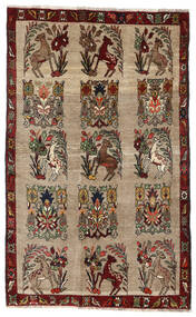 130X210 Ghashghai Teppich Orientalischer Braun/Orange (Wolle, Persien/Iran) Carpetvista