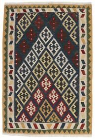 103X150 絨毯 キリム オリエンタル ベージュ/ダークグレー (ウール, ペルシャ/イラン) Carpetvista