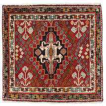  Qashqai Rug 61X65 Persian Wool Red/Brown Small Carpetvista