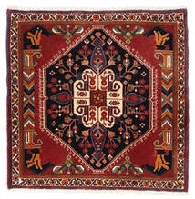 63X64 Qashqai Rug Oriental Square Dark Red/Red (Wool, Persia/Iran) Carpetvista