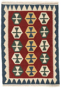 102X146 Kelim Teppe Orientalsk Beige/Rød (Ull, Persia/Iran) Carpetvista