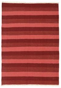106X150 絨毯 オリエンタル キリム レッド (ウール, ペルシャ/イラン) Carpetvista