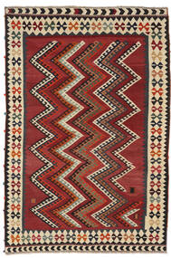 155X240 Alfombra Kilim Vintage Oriental Rojo/Rojo Oscuro (Lana, Persia/Irán) Carpetvista