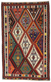  173X283 Kelim Vintage Matot Matto Ruskea/Tummanpunainen Persia/Iran Carpetvista