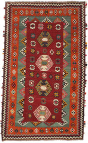 146X251 Χαλι Ανατολής Κιλίμ Βιντάζ Κόκκινα/Καφέ (Μαλλί, Περσικά/Ιρανικά) Carpetvista