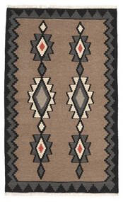 103X168 Kelim Teppich Orientalischer Dunkelgrau/Braun (Wolle, Persien/Iran) Carpetvista