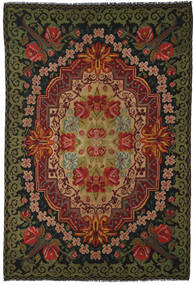 219X322 Rose Kelim Moldavia Rug Oriental Brown/Dark Red (Wool, Moldova) Carpetvista