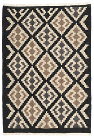 103X147 絨毯 キリム オリエンタル ダークグレー/ベージュ (ウール, ペルシャ/イラン) Carpetvista