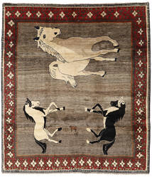 240X277 Ghashghai Teppich Orientalischer Braun/Orange (Wolle, Persien/Iran) Carpetvista