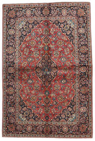140X215 Alfombra Keshan Oriental Rojo/Rosa Oscuro (Lana, Persia/Irán) Carpetvista