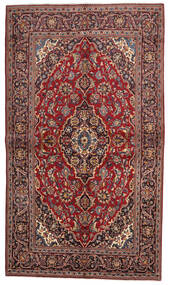  Persischer Keshan Teppich 138X239 Rot/Dunkelrot (Wolle, Persien/Iran)