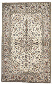 136X222 Keshan Fine Teppe Orientalsk Beige/Brun (Ull, Persia/Iran) Carpetvista