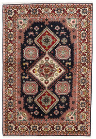 Ardebil Fine Rug 138X203 Red/Dark Pink Wool, Persia/Iran Carpetvista