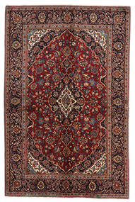 141X212 絨毯 カシャン オリエンタル ダークレッド/レッド (ウール, ペルシャ/イラン) Carpetvista
