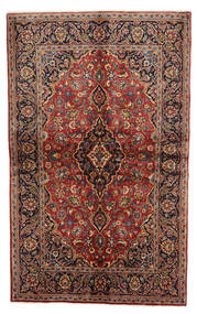 絨毯 カシャン 136X218 ダークレッド/レッド (ウール, ペルシャ/イラン)