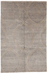  169X260 Abstrakt Damask Indisch Teppich Wolle/Bambus-Seide, Carpetvista