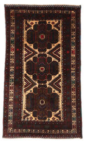  110X190 Baluch Rug Dark Red/Brown Afghanistan Carpetvista