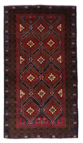 105X206 Beluch Matta Orientalisk Mörkröd/Röd (Ull, Afghanistan) Carpetvista