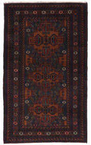 114X198 Baluch Rug Oriental Dark Red/Red (Wool, Afghanistan) Carpetvista