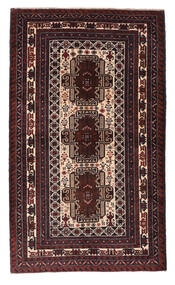Baluch Rug Rug 110X186 Dark Red/Brown Wool, Afghanistan Carpetvista