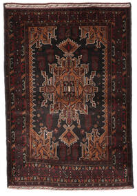 Baluch Rug Rug 130X192 Dark Red/Brown Wool, Afghanistan Carpetvista