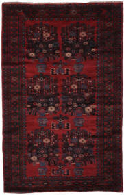 Oriental Baluch Rug 128X210 Black/Dark Red Wool, Afghanistan Carpetvista