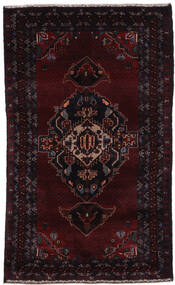 絨毯 バルーチ 114X197 ダークレッド (ウール, アフガニスタン)