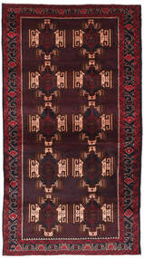 106X200 Χαλι Ανατολής Beluch Σκούρο Κόκκινο/Κόκκινα (Μαλλί, Αφγανικά) Carpetvista