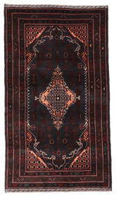 Belutsch Teppich 113X199 Dunkelrot/Rot Wolle, Afghanistan Carpetvista