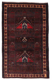 Baluch Rug Rug 118X193 Dark Red/Red Wool, Afghanistan Carpetvista