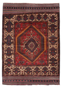 124X176 Tapete Oriental Balúchi Vermelho Escuro/Vermelho (Lã, Afeganistão) Carpetvista