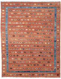 265X339 Kelim Nimbaft Vloerkleed Modern Oranje/Bruin Groot (Wol, Afghanistan) Carpetvista