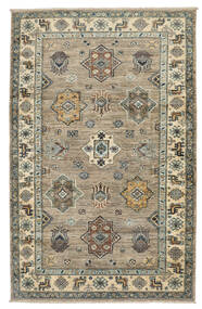 123X192 絨毯 オリエンタル カザック Ariana 茶色/ブラック (ウール, アフガニスタン) Carpetvista